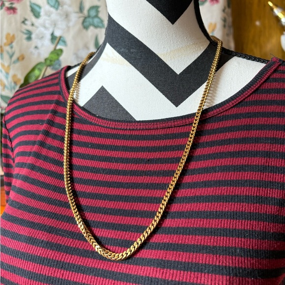 Square Gold Chain 27” - Picture 2 of 4